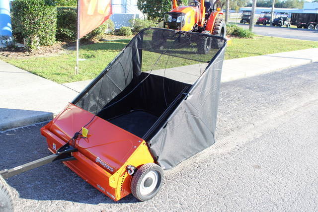 Husqvarna® Power Riding Mower Attachments 42-in Lawn Sweeper (2021)