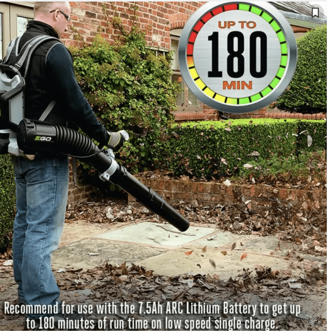 EGO Model LB6000 Condition New Battery Not Included Main Category Backpack Blowers LB6000 