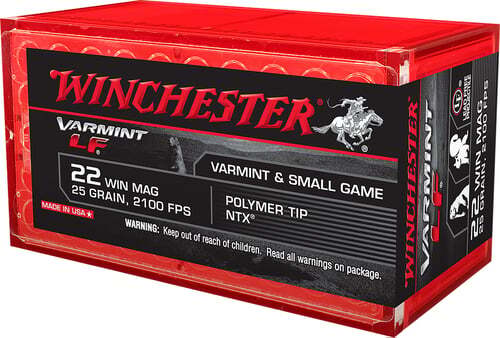 Winchester View more from Winchester availability features a 25 GR jacketed tin-core 