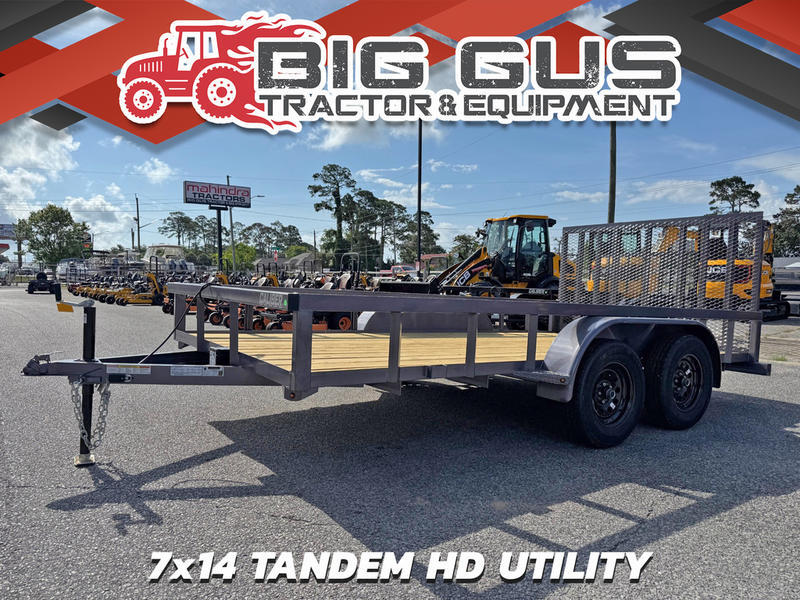 Caliber Model 7x14 Tandem HD Utility Color Gray or Black Length 14 7x14 Tandem HD Utility Color Gray or Black Length 14 