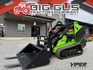 Viper Loaders Model V1300X Mini Skid Steer & Forks Color Green Engine Yanmar Diesel Horsepower 24 Transmission Walvoil Control Valves Fuel Type Diesel Status Available Recommendations 2025 Viper Loaders V1300X Mini Skid Steer Bundle Viper Mini Skid Bundle New Skid Steer Loader 2025 Viper Loaders V1300X Mini Skid Steer Grapple & Tiller Bundle 2 Mini Skid Grapple Tiller New Skid Steer Loader 2025 Viper Loaders V1300X Mini Skid Steer Mega Bundle Viper Skid Mega Bundle New Skid Steer Loader 2025 JCB 270T 270T New Skid Steer Loader Advertised pricing excludes applicable taxes title and licensing V1300X Mini Skid Steer 