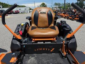 SCAG Power Equipment Model Name Liberty Z Trim Name SZL-61H-26KT Generic Type . RIDE IN COMFORT This seat is ultra-comfortable and adjustable 