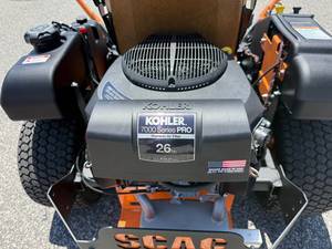 SCAG Power Equipment Model Name Liberty Z Trim Name SZL-61H-26KT Generic Type . RIDE IN COMFORT This seat is ultra-comfortable and adjustable 