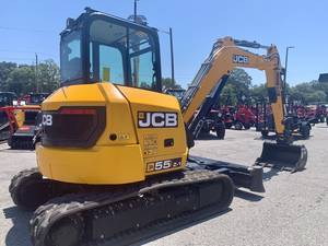 JCB Model Compact & Mini Excavators 55Z-1 Color Yellow Engine Tier 4 Final KDI 1903 engine Horsepower 48 Compact 