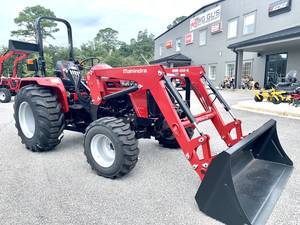 THOSE EXTENDED WORKDAYS COMFORTABLE The mComfort seat is designed for maximum ergonomic convenience 4500 Series 4550 4WD Color Red Engine Four-stroke 