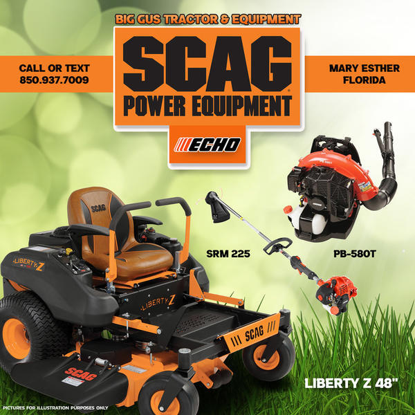 SCAG Payments Payment Frequency features proven Tuff Torq transaxles. Contoured 