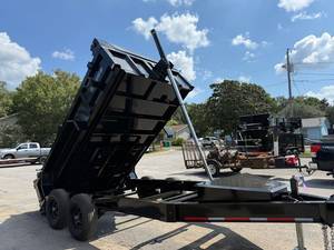 warranty 6.5x12 Dump Trailer 10K Color Black Length 12 