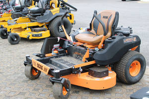 SCAG Payments Payment Frequency features proven Tuff Torq transaxles. Contoured 