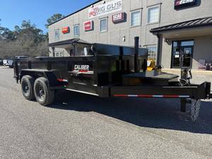 Caliber Model 7x14 Dump 2FT Sides Color Black Length 14 7x14 Dump 2FT Sides Color Black Length 14 