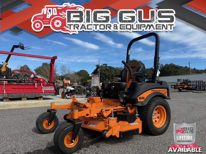 servicing the Tiger Cat for sit down zero turns. Commercial Scag bundles available 