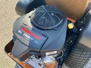 Kawasaki features proven Tuff Torq transaxles. Contoured 