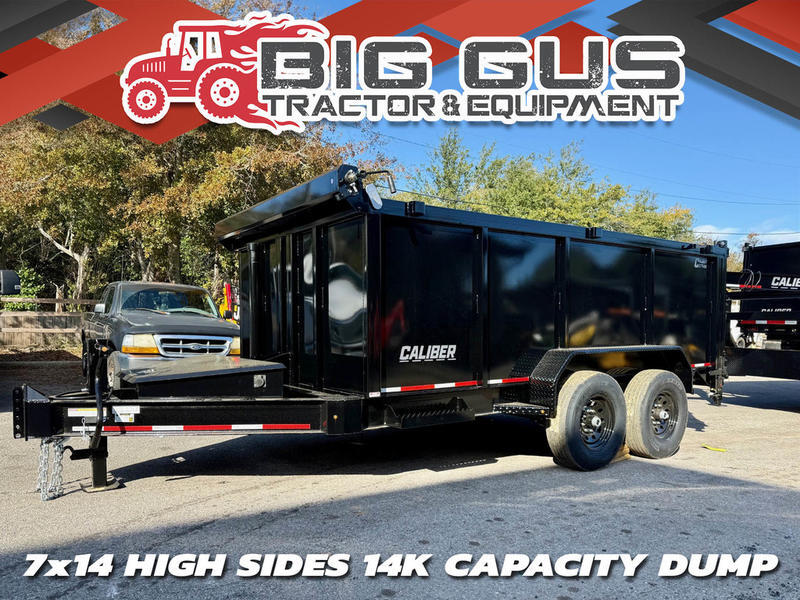 Caliber Model 7x14 Dump High Sides Color Black Length 14 7x14 Dump High Sides Color Black Length 14 