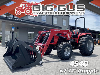 THOSE EXTENDED WORKDAYS COMFORTABLE The mComfort seat is designed for maximum ergonomic convenience 4500 Series 4540 4WD Color Red Engine Four-stroke 