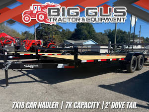 Caliber Model 7x18 Car Hauler Color Black Length 18 7x18 Car Hauler Color Black Length 18 