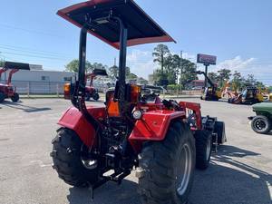 THOSE EXTENDED WORKDAYS COMFORTABLE The mComfort seat is designed for maximum ergonomic convenience 4500 Series 4540 4WD Color Red Engine Four-stroke 