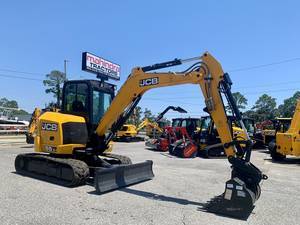JCB Model Compact & Mini Excavators 55Z-1 Color Yellow Engine Tier 4 Final KDI 1903 engine Horsepower 48 Compact 