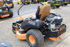 SCAG Payments Payment Frequency features proven Tuff Torq transaxles. Contoured 