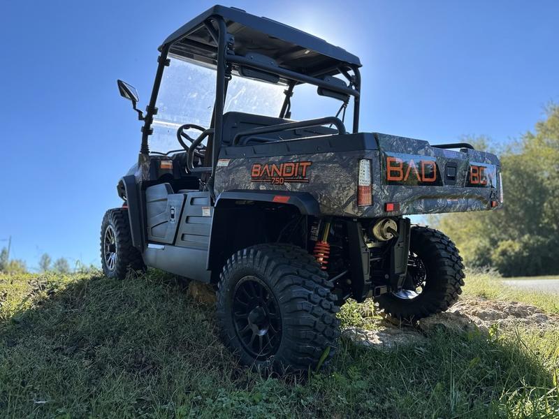Bad Boy Model Bandit 750 Camo Vehicle Type Utility Vehicle Category Utility Payments Get an Estimate for Your Payment Payment Frequency Bandit 750 Camo Vehicle Type Utility Vehicle Category Utility Payments Get an Estimate for Your Payment Payment Frequency 