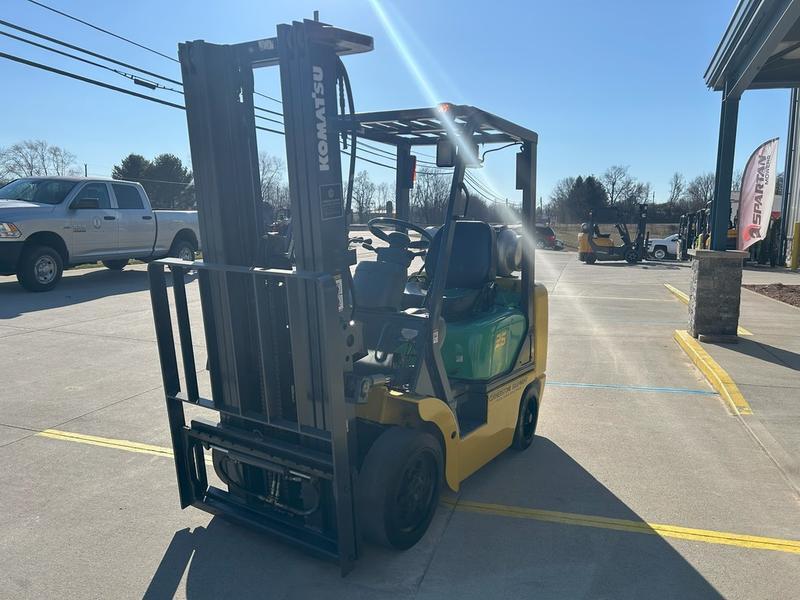 Komatsu Model FG25ST-14 Vehicle Type Forklift Category Cushion Tire 4 Wheel Sit Down Payments Get an Estimate for Your Payment Payment Frequency FG25ST-14 Vehicle Type Forklift Category Cushion Tire 4 Wheel Sit Down Payments Get an Estimate for Your Payment Payment Frequency 
