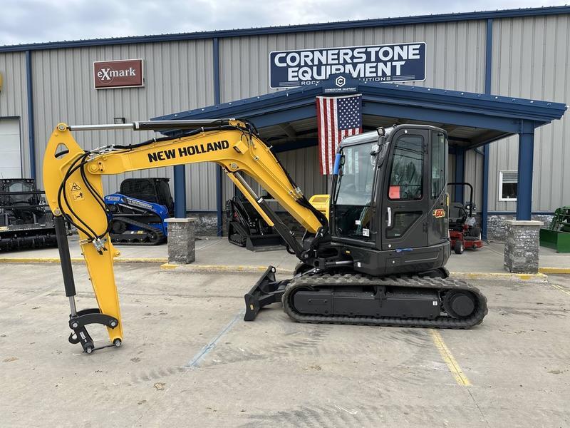 New Holland Construction Model Mini Excavators E60C Vehicle Type Excavator Category Excavator Payments Get an Estimate for Your Payment Payment Frequency suited for any job. Leverage a New Holland mini excavator for landscaping 