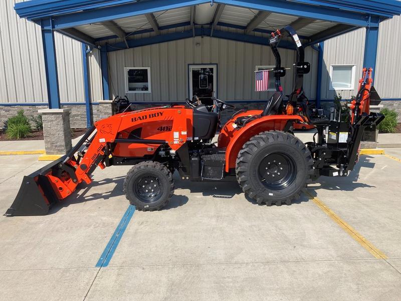 Bad Boy Model 4025 with Backhoe Vehicle Type Tractor Category Compact Payments Get an Estimate for Your Payment Payment Frequency 4025 with Backhoe Vehicle Type Tractor Category Compact Payments Get an Estimate for Your Payment Payment Frequency 