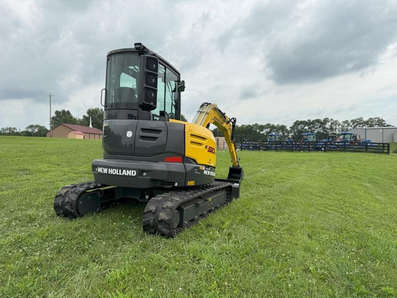 New Holland Construction Model Mini Excavators E50D Vehicle Type Excavator Category Excavator Payments Get an Estimate for Your Payment Payment Frequency Mini Excavators E50D Vehicle Type Excavator Category Excavator Payments Get an Estimate for Your Payment Payment Frequency 