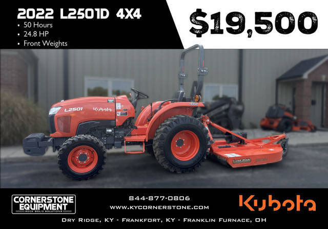 There L2501D Vehicle Type Tractor Category Compact Hours 50 Payments Get an Estimate for Your Payment Payment Frequency 