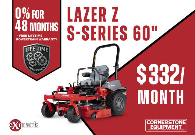 quick work of large jobs Lazer Z S-Series 60 