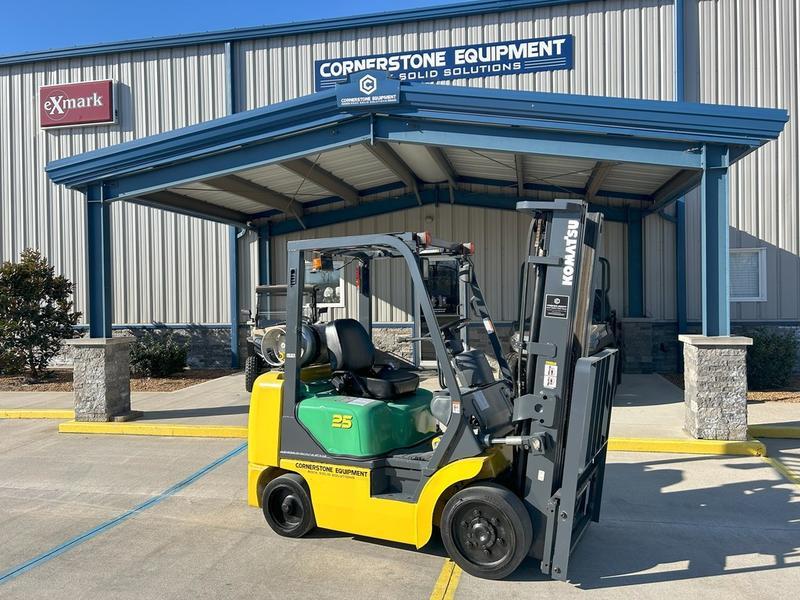 Komatsu Model FG25ST-14 Vehicle Type Forklift Category Cushion Tire 4 Wheel Sit Down Payments Get an Estimate for Your Payment Payment Frequency FG25ST-14 Vehicle Type Forklift Category Cushion Tire 4 Wheel Sit Down Payments Get an Estimate for Your Payment Payment Frequency 