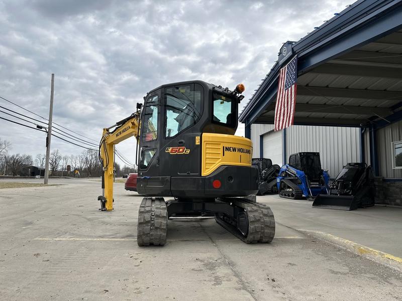 New Holland Construction Model Mini Excavators E60C Vehicle Type Excavator Category Excavator Payments Get an Estimate for Your Payment Payment Frequency suited for any job. Leverage a New Holland mini excavator for landscaping 