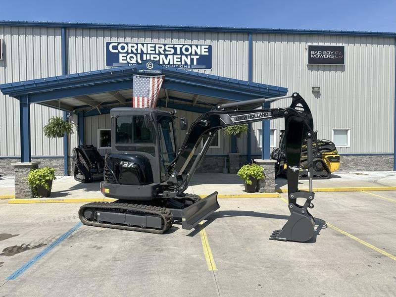 New Holland Construction Model Mini Excavators E37C Midnight Edition Vehicle Type Excavator Category Mini Payments Get an Estimate for Your Payment Payment Frequency suited for any job. Leverage a New Holland mini excavator for landscaping 