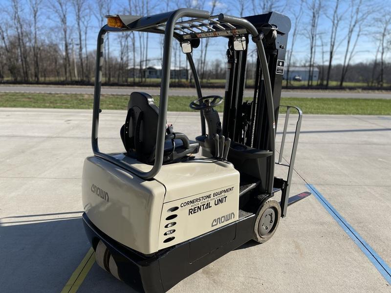 Crown Model SC4520-35 Vehicle Type Forklift Category Cushion Tire Payments Get an Estimate for Your Payment Payment Frequency SC4520-35 Vehicle Type Forklift Category Cushion Tire Payments Get an Estimate for Your Payment Payment Frequency 