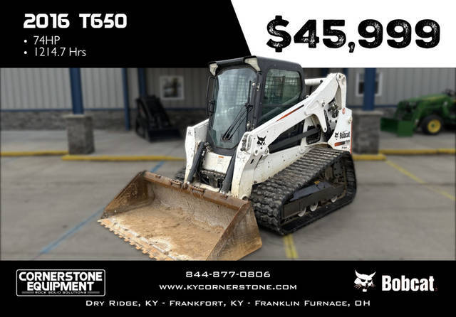 it the go-to machine on virtually every type of jobsite T650 Vehicle Type Compact Track Loader Category Compact Track Loader Serial number ALJG18737 Hours 1217 Payments Get an Estimate for Your Payment Payment Frequency
