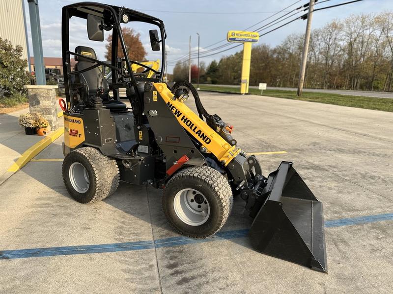 New Holland Construction Model ML12T Vehicle Type Loader Category Small Articulated Loader Payments Get an Estimate for Your Payment Payment Frequency is suitable for landscapers focused on clearing sidewalks or fenced-in areas with limited space. Machine length without a bucket comes in at 89.2 inches 