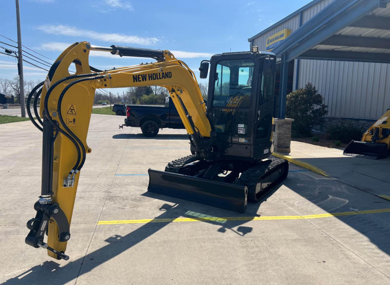New Holland Construction Model Mini Excavators E37C Vehicle Type Excavator Category Mini Manufacturer Info Engine Engine suited for any job. Leverage a New Holland mini excavator for landscaping 