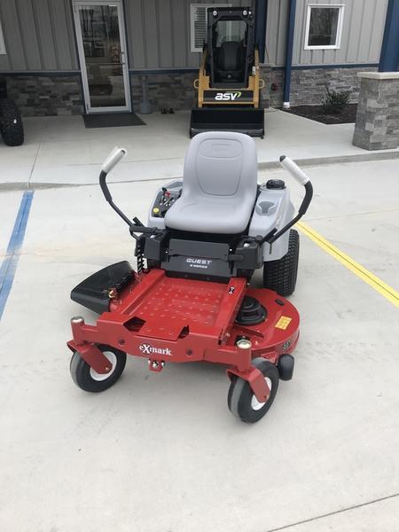 quick work mowing your lawn Quest E-Series 42 