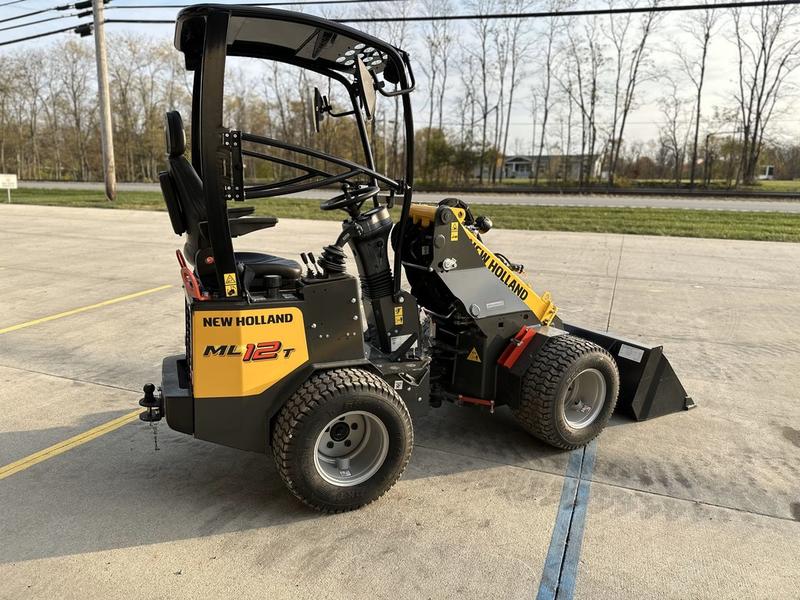 New Holland Construction Model ML12T Vehicle Type Loader Category Small Articulated Loader Payments Get an Estimate for Your Payment Payment Frequency is suitable for landscapers focused on clearing sidewalks or fenced-in areas with limited space. Machine length without a bucket comes in at 89.2 inches 