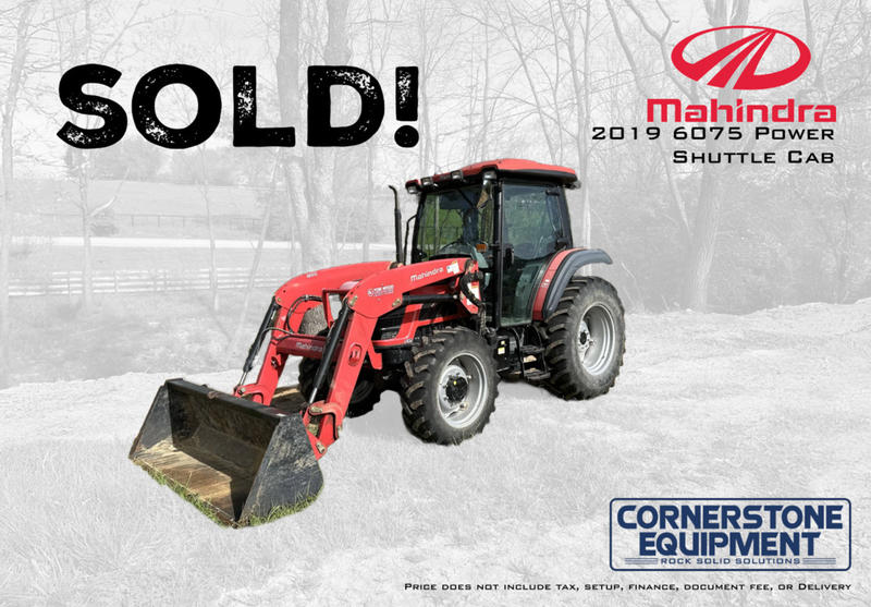 Mahindra Model 6075 Power Shuttle Cab Vehicle Type Tractor Category Compact VIN MU4C1251 Hours 1 6075 Power Shuttle Cab Vehicle Type Tractor Category Compact VIN MU4C1251 Hours 1 