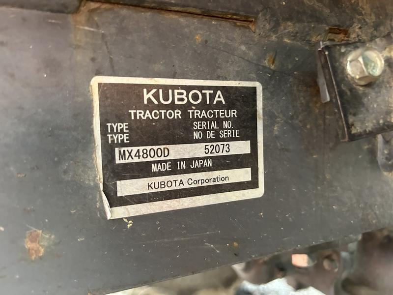 them versatile for a variety of work sites and applications MX4800 4WD Vehicle Type Tractor Category Utility Manufacturer Info Engine Engine V2403CR 