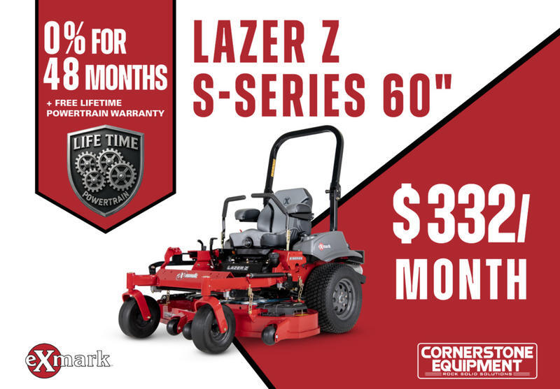 quick work of large jobs Lazer Z S-Series 60 