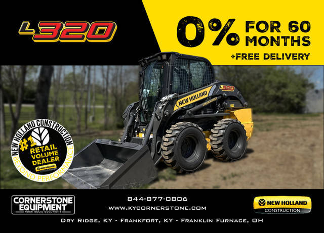 your workday more productive and comfortable with noteworthy dump height and reach L320 Skid Steer Vehicle Type Skid Steers Category Skid Steers Payments Get an Estimate for Your Payment Payment Frequency 