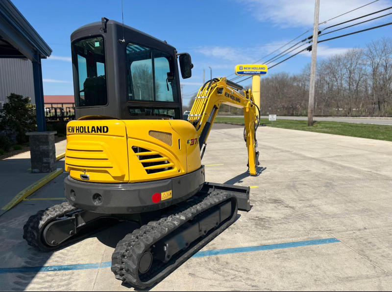 New Holland Construction Model Mini Excavators E37C Vehicle Type Excavator Category Mini Manufacturer Info Engine Engine suited for any job. Leverage a New Holland mini excavator for landscaping 