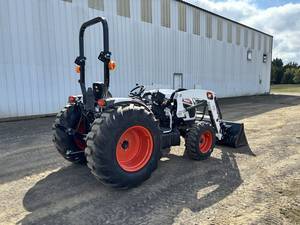 Bobcat increases rpm as you push the travel pedal 