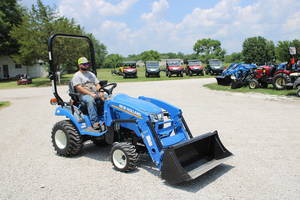 them the best for the money Workmaster 25S Subcompact Color Blue Horsepower 24.7 Engine Hours .5 Transmission Standard HST Status Available Lift Capacity 1005 lbs Drive 4WD Recommendations 2024 New Holland PowerStar 