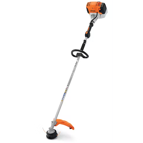 Stihl . View the interchangeable gearbox chart to find out which attachments work with this model. 